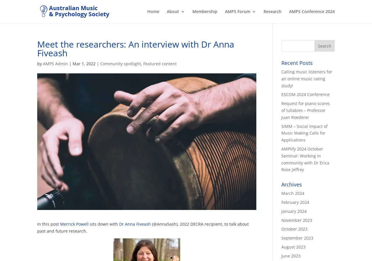 Screenshot of Interview with Australia Music Psychology Society